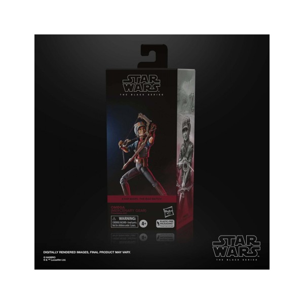 Figura hasbro star wars the black series omega (equipo mercenario)