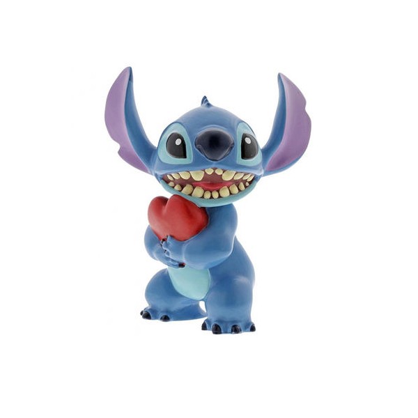 Figura enesco disney lilo & stitch stitch con corazon