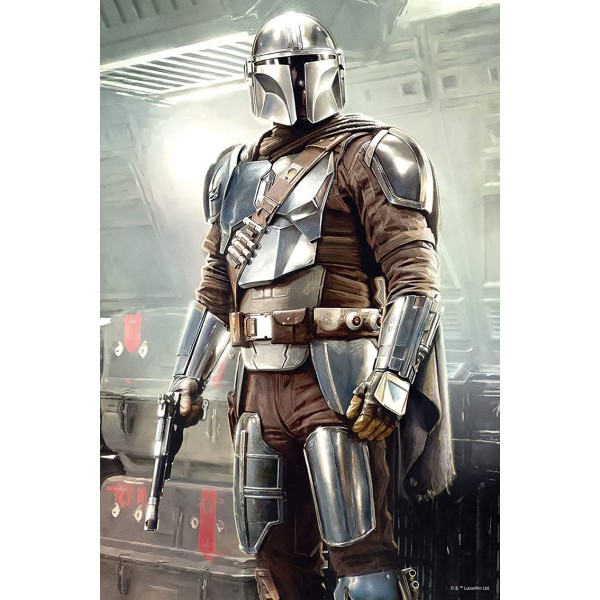 Puzle lenticular prime 3d 200 piezas the mandalorian el mandaloriano mando