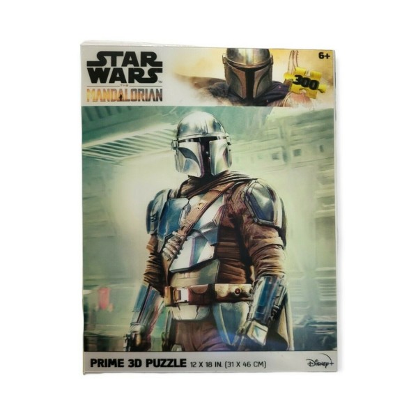 Puzle lenticular prime 3d 200 piezas the mandalorian el mandaloriano mando