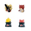 Set 8 figuras megahouse naruto shippuden nyaruto! battle vs akatsuki surtido