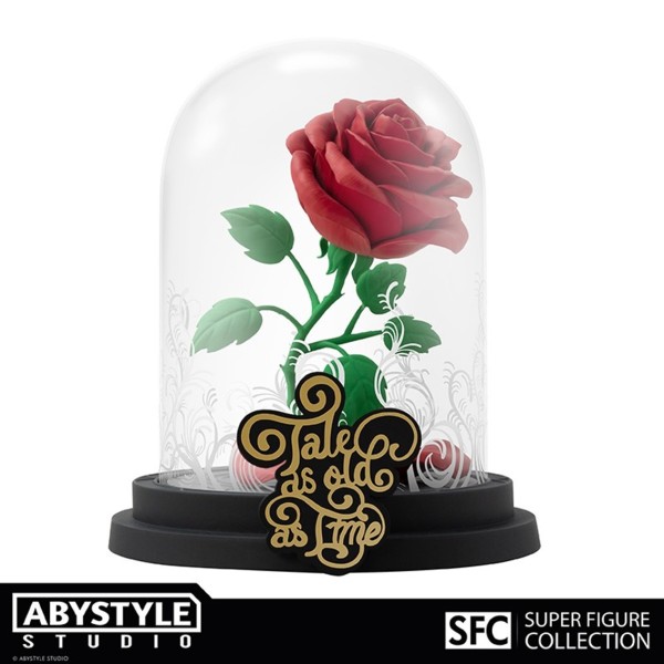 Figura abystyle studio disney la bella y la bestia - ''la rosa encantada''