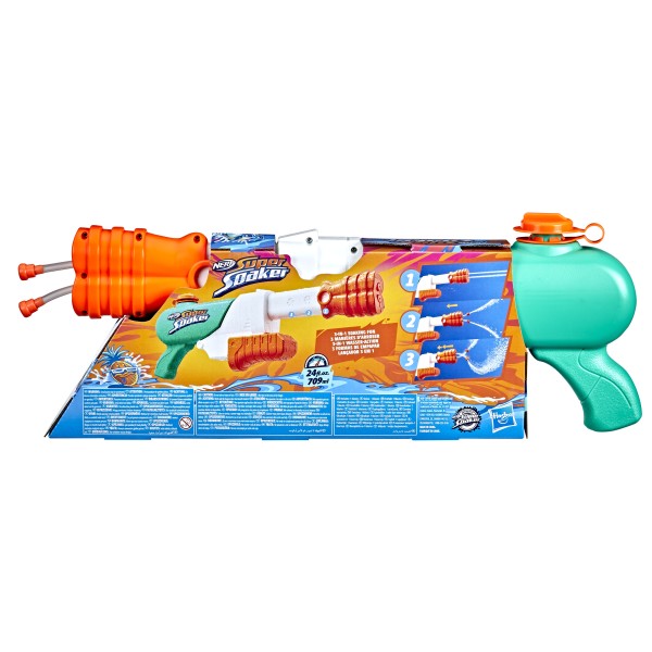 Pistola hasbro nerf super soaker hydro frenzy