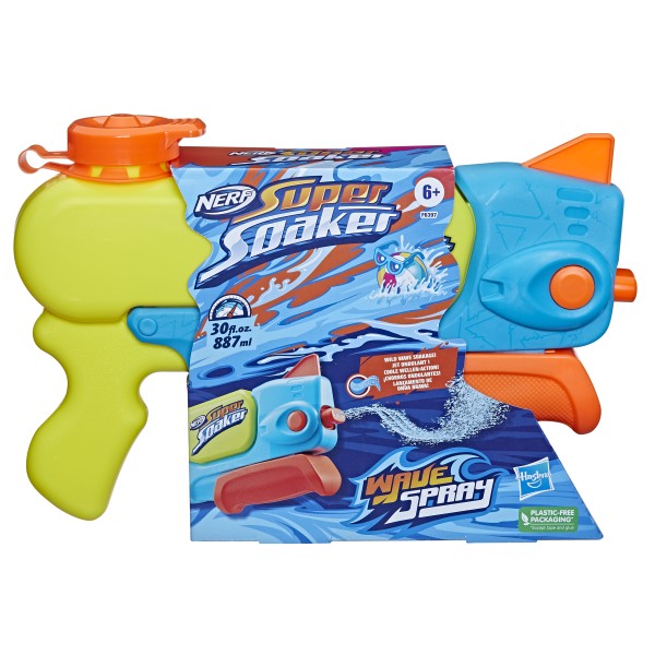 Pistola hasbro nerf super soaker wave spray