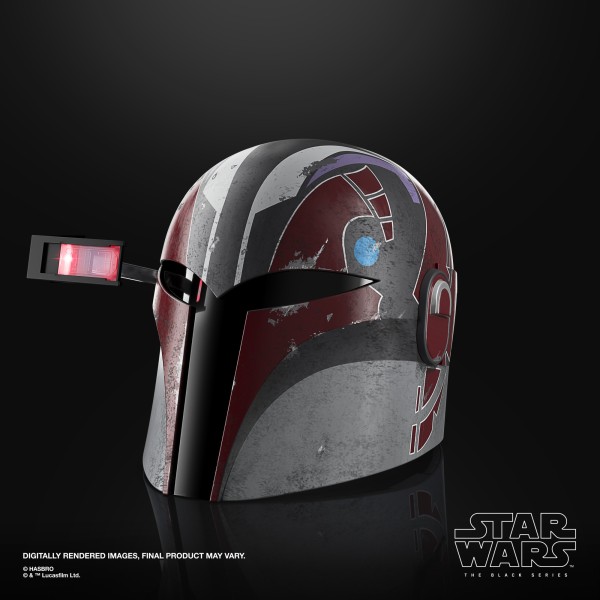 Casco electrónico hasbro star wars the black series ahsoka sabine wren