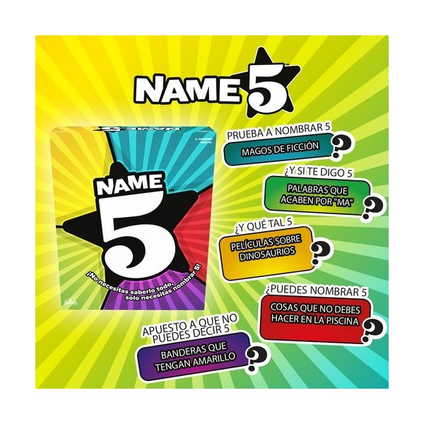 Juego de mesa name 5 big box