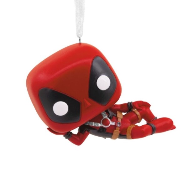 Adorno de navidad funko marvel deadpool figura de resina