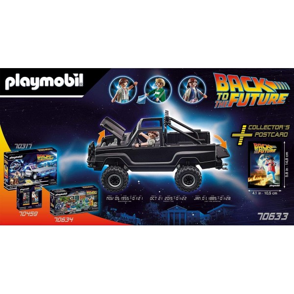 Playmobil regreso al futuro camioneta pick - up de marty