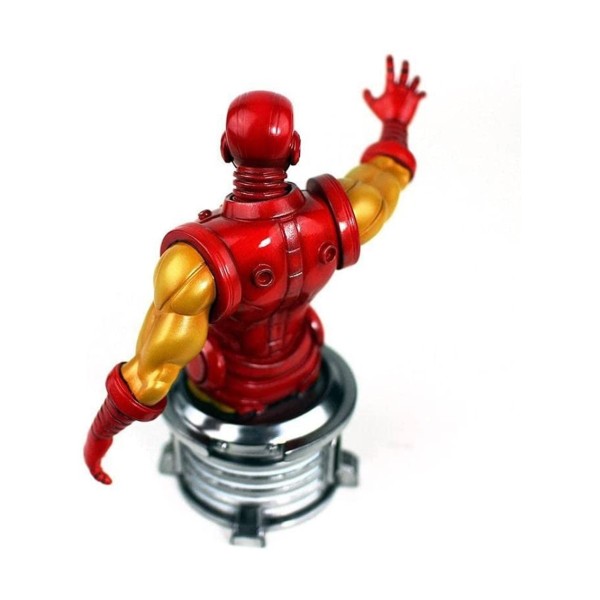 Figura busto semic studios marvel iron man invencible escala 1 - 6