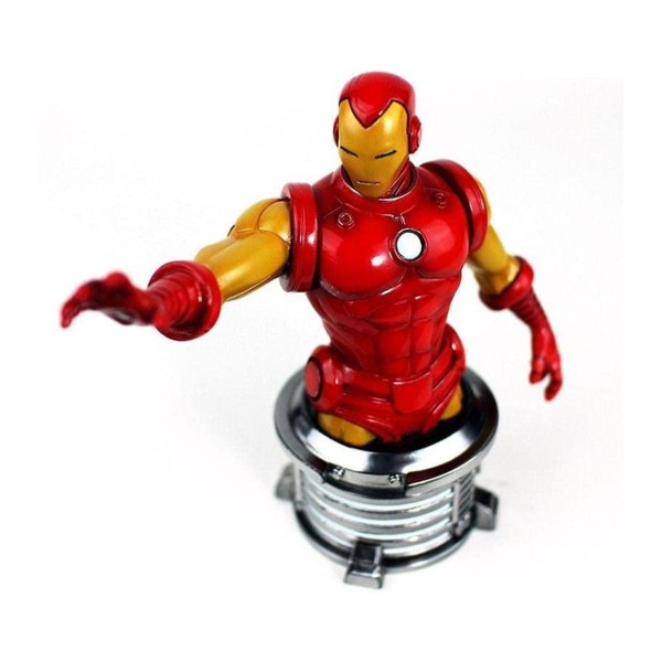 Figura busto semic studios marvel iron man invencible escala 1 - 6