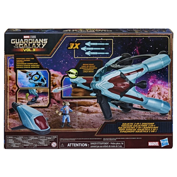 Nave espacial galáctica hasbro marvel guardianes de la galaxia vol. 3