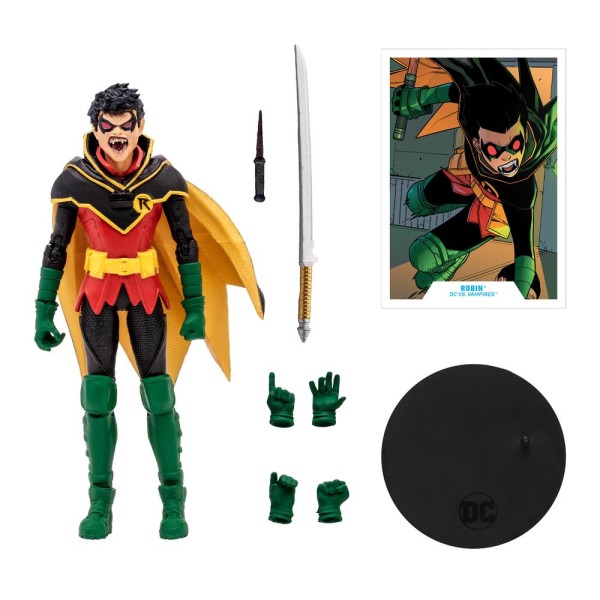 Figura mcfarlane dc multiverse damian wayne robin 17cm