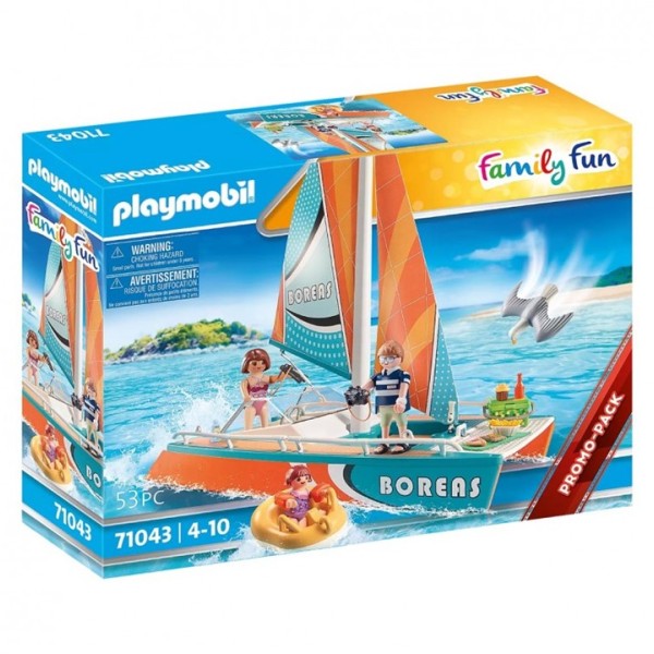 Playmobil family fun catamaran