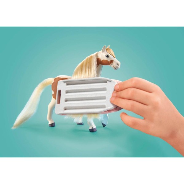 Playmobil ellie con caballo