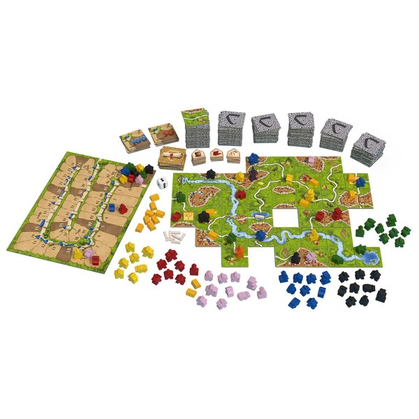 Juego de mesa devir carcassonne plus juego basico & 11 expansiones pegi 8