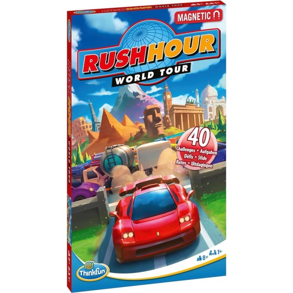 Puzzle magnético de viaje rush hour world tour