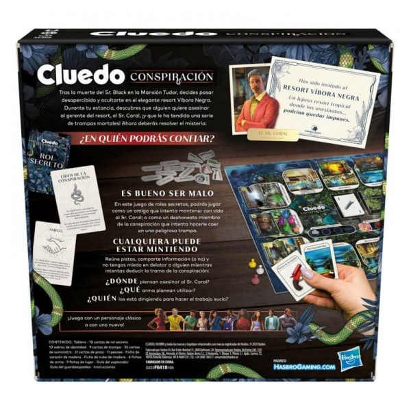 Juego de mesa hasbro cluedo conspiración