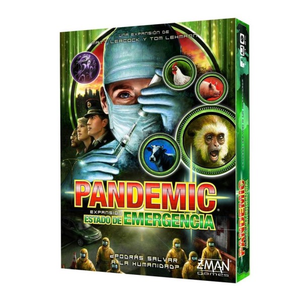 Juego de mesa pandemic estado de emergencia edad recomendada 8 años