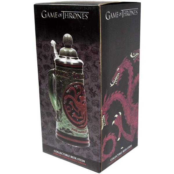 Taza jarra sd toys juego de tronos casa targaryen ceramica