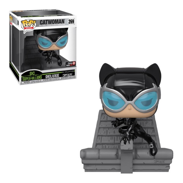 Pop & tee dc jim lee catwoman funko + camiseta talla l