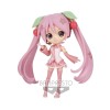 Figura banpresto q posket hatsune miku sakura miku ver. b