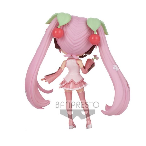 Figura banpresto q posket hatsune miku sakura miku ver. b