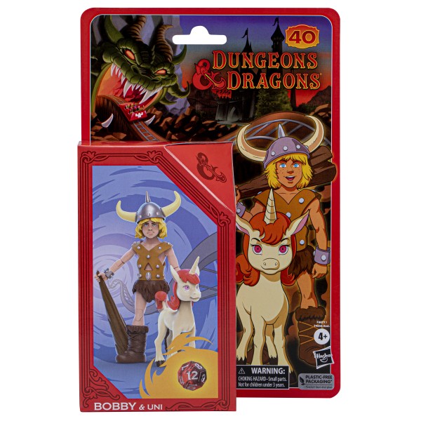 Figura hasbro dungeons & dragons bobby y uni