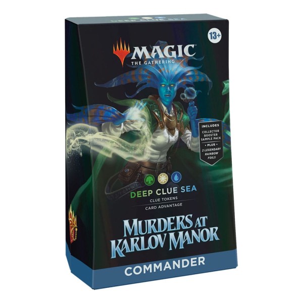 Juego de cartas magic the gatering mazos commander murders at karlov manor 4 mazos inglés