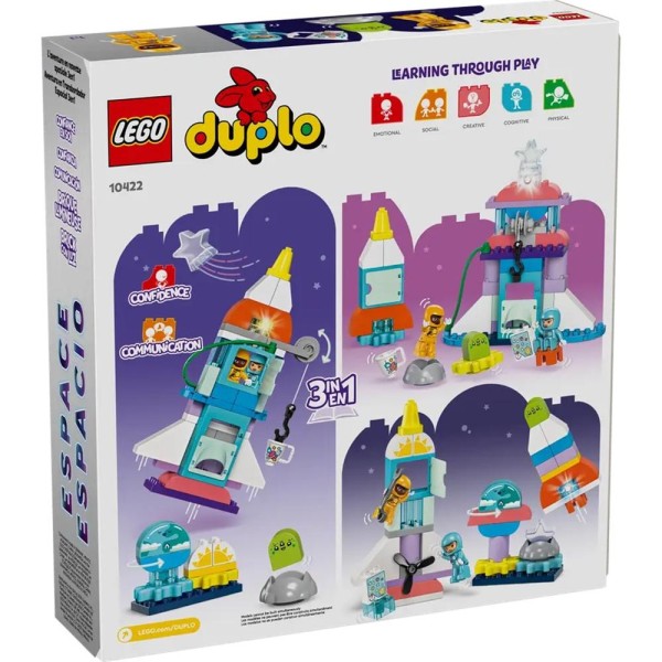 Lego duplo aventura en lanzadera espacial 3 en 1