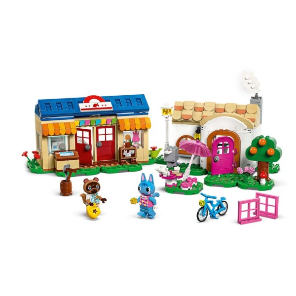 Lego animal crossing mininook y la casa de minina