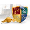 Peluche the noble collection harry potter escudo hogwarts y snitch dorada