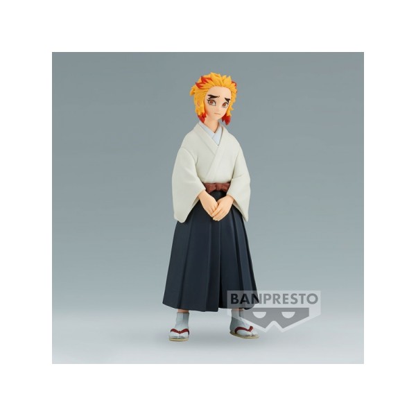 Figura banpresto demon slayer kimetsu no yaiba senjuro rengoku vol.43 15cm