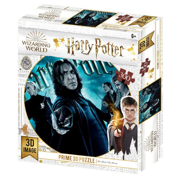 Puzzle 3d lenticular harry potter miembros ilustres de slytherin 300 piezas