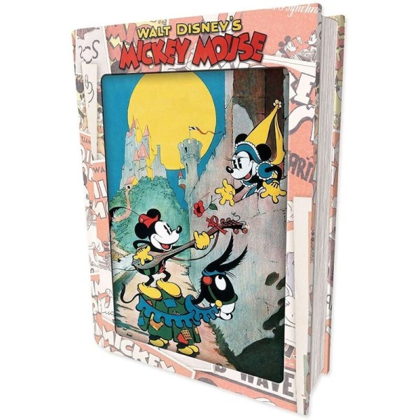 Puzzle libro lenticular prime 3d disney mickey mouse 300 piezas