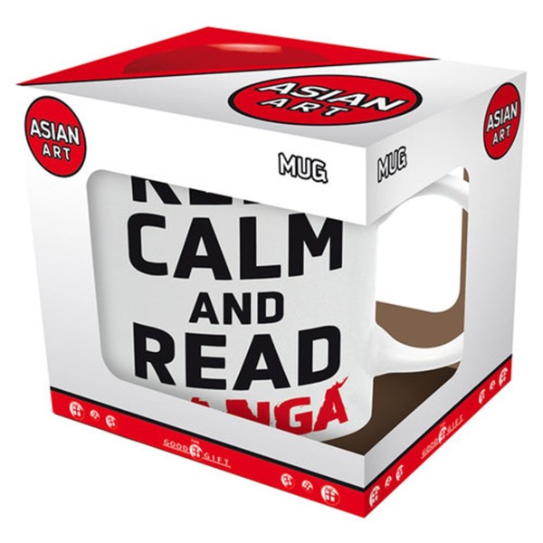 Taza keep calm and read manga