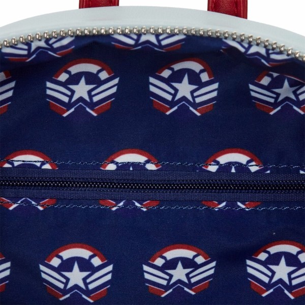 Mini mochila loungefly marvel falcon capitán américa cosplay