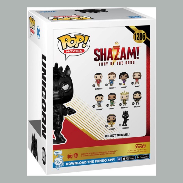 Funko pop cine shazam! unicorn 69128