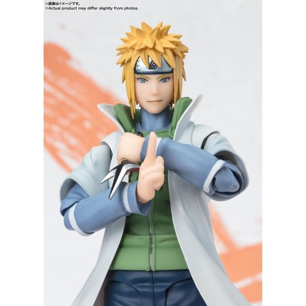 Figura tamashii nations sh figuarts naruto minato namikaze narutop99 edition 16cm