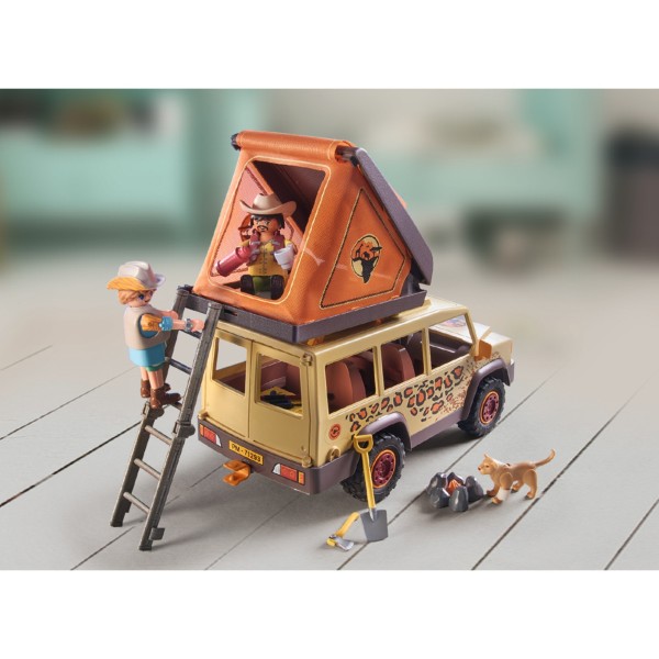 Playmobil wiltopia vehículo todoterreno con leones