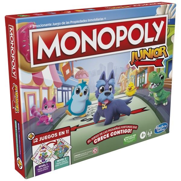 Juego de mesa hasbro monopoly junior español