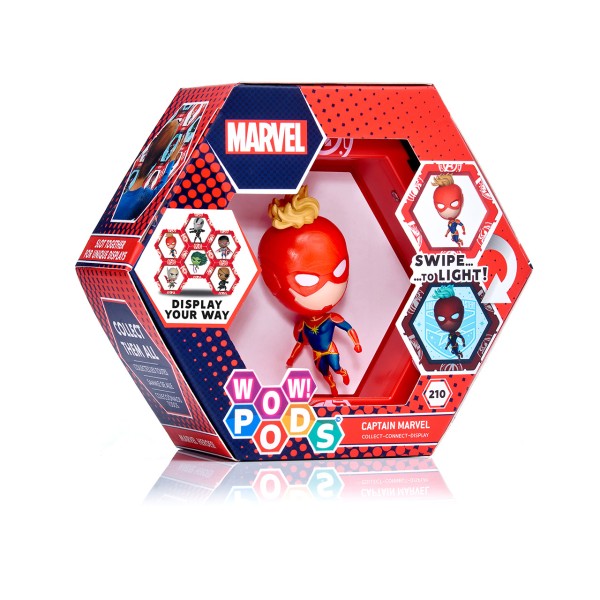 Figura wow! pod marvel - captain marvel