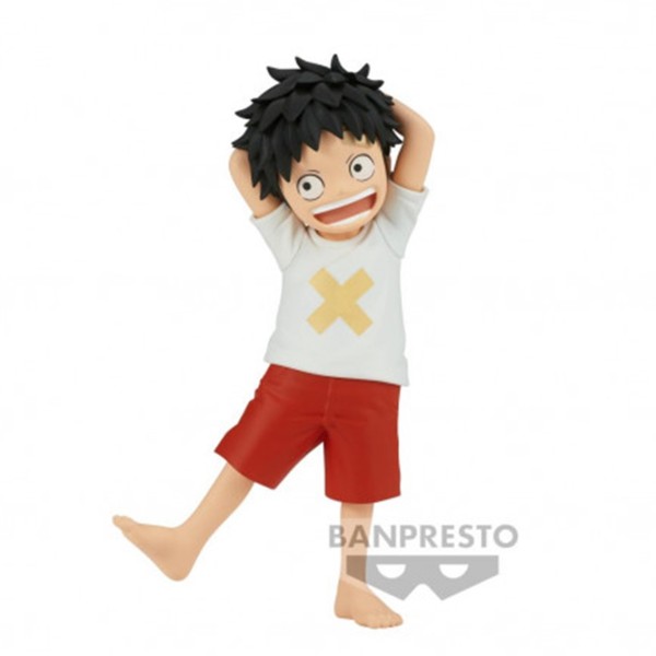 Figura banpresto one piece film red dxf the grandline series monkey d luffy niño