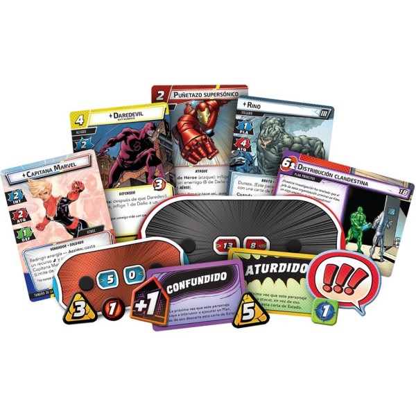 Juego de mesa asmodee marvel champions: el juego de cartas pegi 14