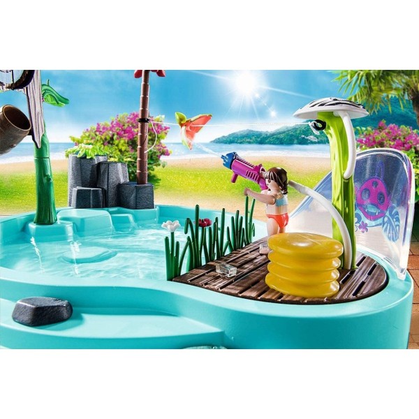 Playmobil piscina divertida con rociador de agua