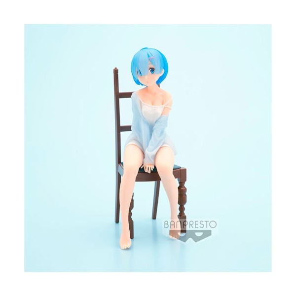 Figura banpresto re: zero starting life in another world relax time rem