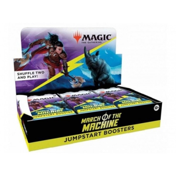 Juego de cartas caja de cartas wizards of the coast magic the gathering sobres de jumpstart 18 unidades inglés