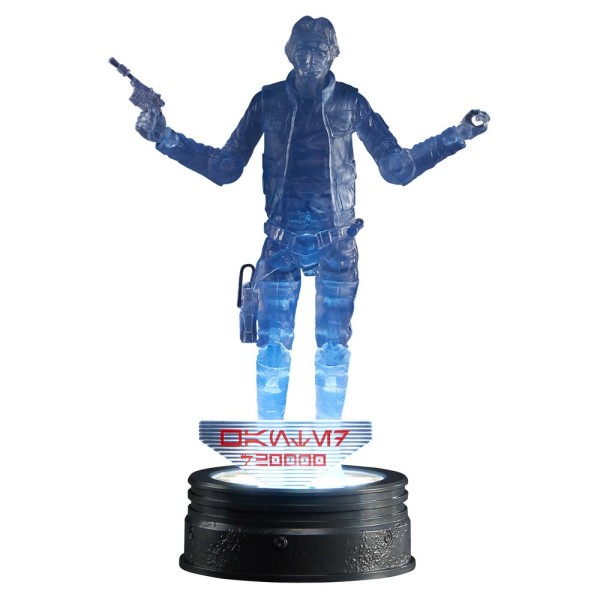 Figura hasbro star wars the black series holocomm collection han solo