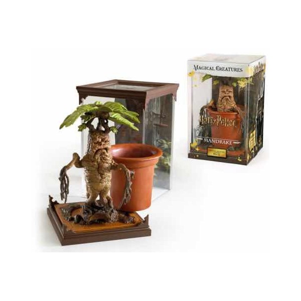 Figura the noble collection harry potter criaturas magicas nº 17 mandragora