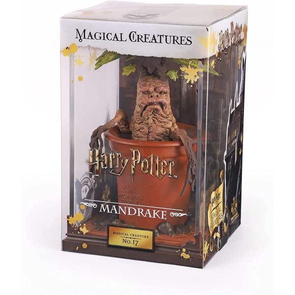 Figura the noble collection harry potter criaturas magicas nº 17 mandragora