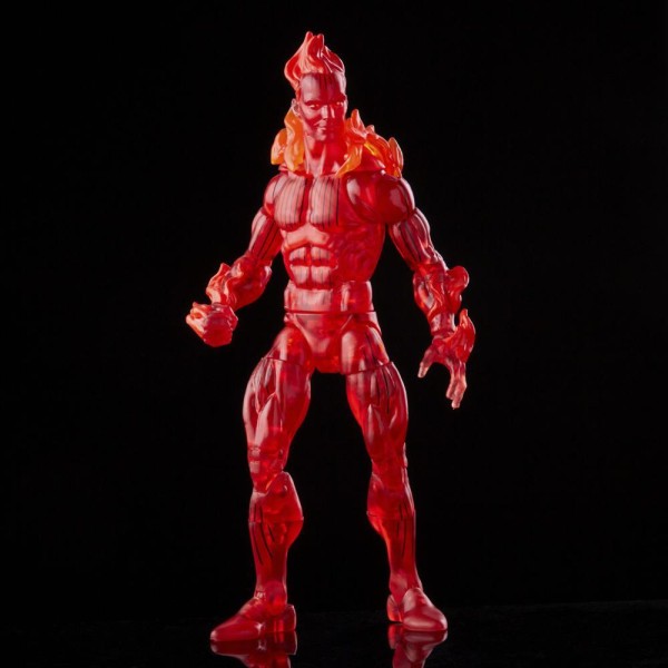 Figura hasbro antorcha humana 15 cm fantastic four marvel legends f03515l0